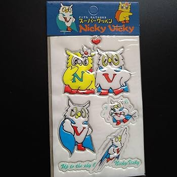 昭和レトロ　日立 キャラクターシール 販促品　台紙　でめワッペン 昭和レトロ 日立 キャラクターシール 販促品 台紙 でめワッペン